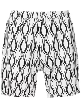 Amir Slama шорты с узором, белый