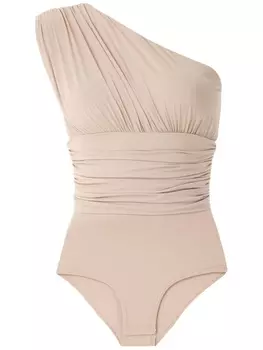 Amir Slama топ-боди со сборками, нейтральный цвет