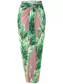 Amir Slama юбка-саронг с принтом, разноцветный