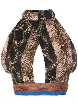 Amir Slama укороченный топ, черный