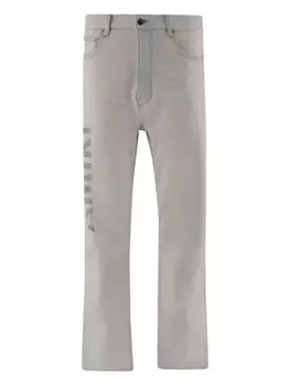 AMIRI джинсы с логотипом, синий