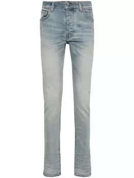 AMIRI джинсы скинни с эффектом потертости, синий