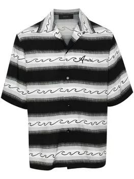 AMIRI футболка Baja Wave, черный