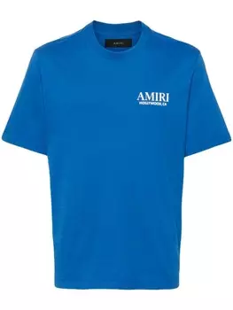 AMIRI футболка Bones Stacked, синий