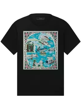 AMIRI футболка California с графичным принтом, черный