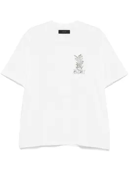 AMIRI футболка с принтом Garden, белый