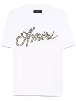 AMIRI футболка Script, белый