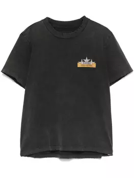 AMIRI футболка Vintage Crystal Star, черный