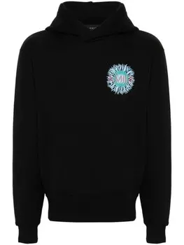 AMIRI хлопковая толстовка с логотипом, черный