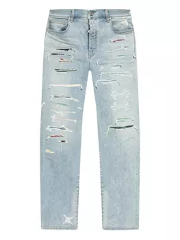 AMIRI хлопковые джинсы, синий