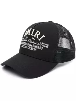AMIRI кепка с вышитым логотипом, черный