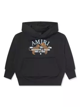 AMIRI KIDS худи с логотипом, черный