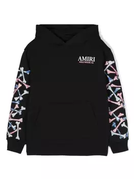 AMIRI KIDS худи с принтом, черный