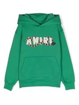 AMIRI KIDS худи Snake, зеленый