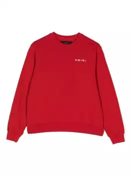 AMIRI KIDS толстовка с логотипом, красный