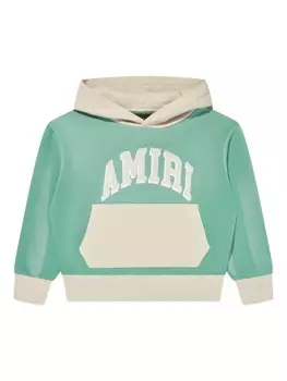AMIRI KIDS толстовка с логотипом, синий