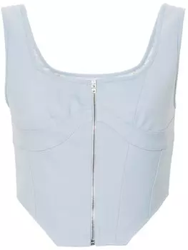 AMIRI корсет на молнии, синий