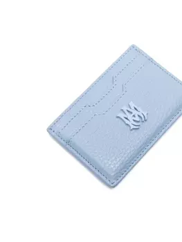 AMIRI кожаный держатель карт MA-plaque, синий