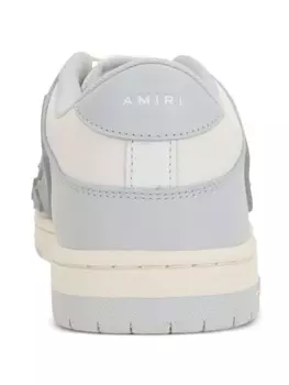 AMIRI кроссовки из кожи Skel с цветными блоками, серый
