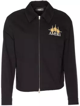AMIRI куртка с логотипом, черный