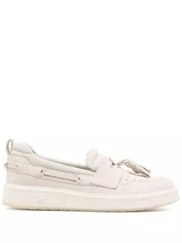 AMIRI лоферы MA с кисточками, нейтральный цвет