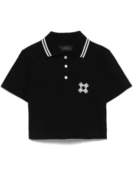 AMIRI MA Quad поло топ, черный