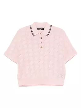 AMIRI MA Quad поло топ, розовый