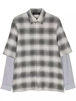 AMIRI многослойная рубашка с принтом, черный