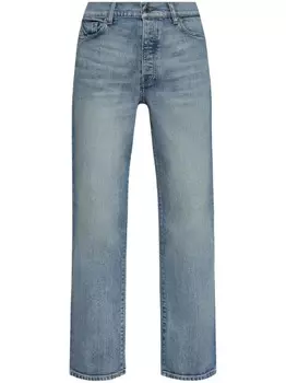 AMIRI потертые прямые джинсы, синий