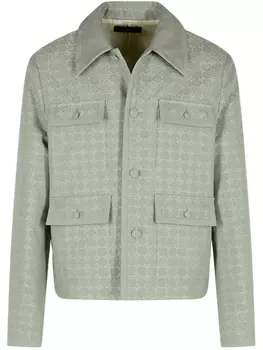 AMIRI повседневная рубашка-куртка, синий