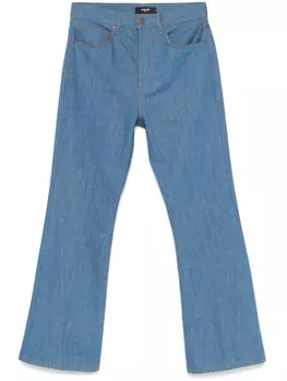 AMIRI расклешенные брюки Crease, синий