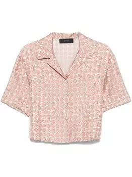 AMIRI рубашка MA Quad, розовый