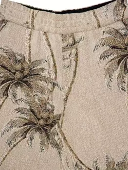 AMIRI шорты Twisted Palms Tapestry, нейтральный цвет