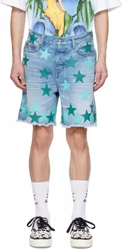 AMIRI Синие джинсовые шорты Chemist