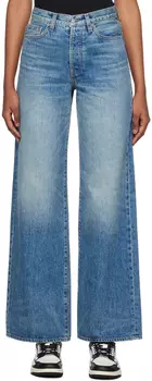 AMIRI Синие широкие джинсы