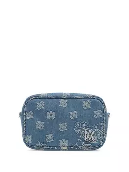 AMIRI сумка на плечо с узором пейсли-жаккард, синий