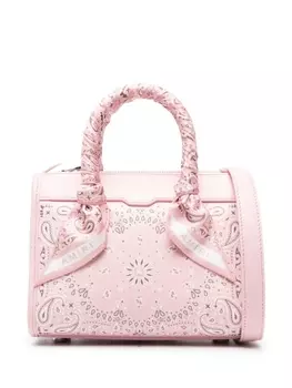 AMIRI сумка-тоут Bandana размера мини, розовый