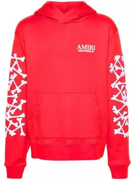 AMIRI толстовка Bones Stacked из лиоцелла, красный