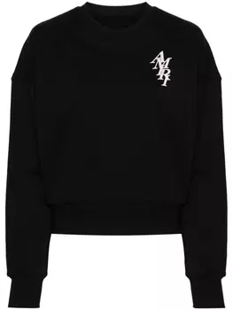 AMIRI толстовка с логотипом, черный