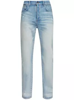 AMIRI узкие джинсы средней посадки, синий