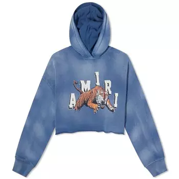 AMIRI Vintage Укороченная толстовка с логотипом Tiger