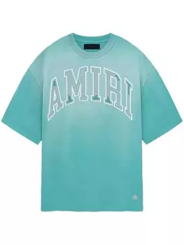 AMIRI винтажная футболка оверсайз, синий