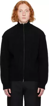 AMOMENTO Черный свитер с длинными иглами