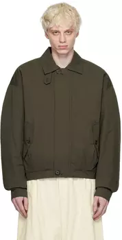 AMOMENTO Коричневая ватная куртка