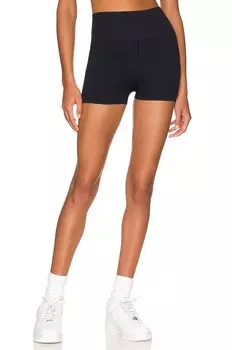 Amor шорты с высокой талией Spiritual Gangster, черный