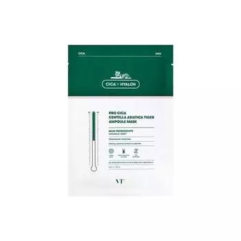 Ампульная маска Pro Cica Centella Asiatica Tiger, 30 г Vt Cosmetics