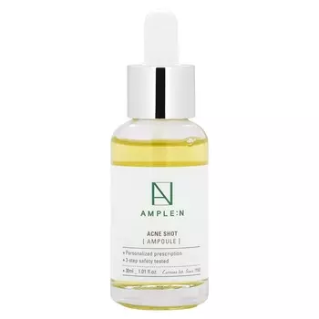 Ампула Ample:N Acne Shot для ухода за кожей, 30 мл