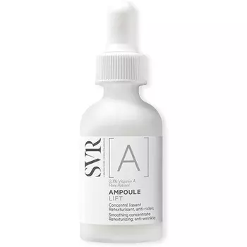 Ампула Lift Ретекстурирующая сыворотка для лица против морщин 0,3% витамина А Чистый ретинол Восстанавливающий лифтинг-активатор для неровной, вялой кожи и тонких линий 30 мл, Svr