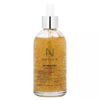 Ампула с 24-каратным золотом Shot, 3,38 жидких унций (100 мл) AMPLE:N