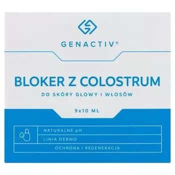 Ампулы для кожи головы Bloker Z Colostrum Genactiv, 9 шт